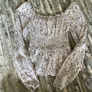 Fit and Flare Long Sleeve Top